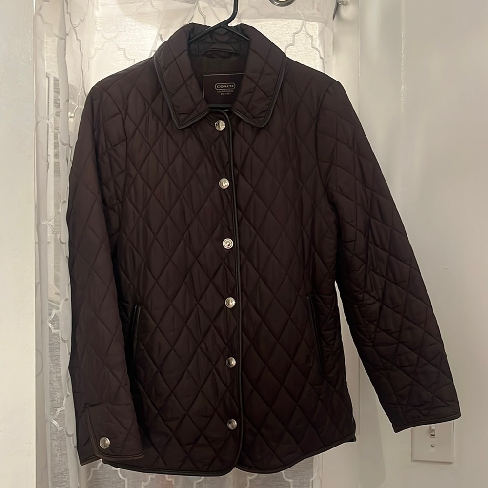 Coach Brown quilted jacket